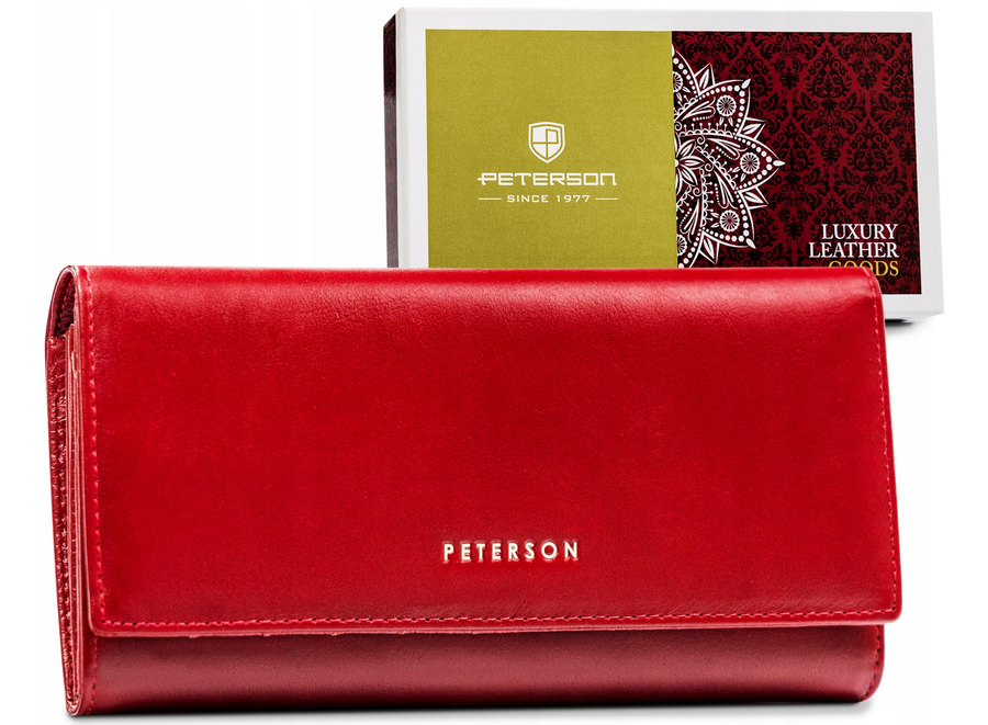 Leather's wallet RFID PETERSON PTN 42122-SG