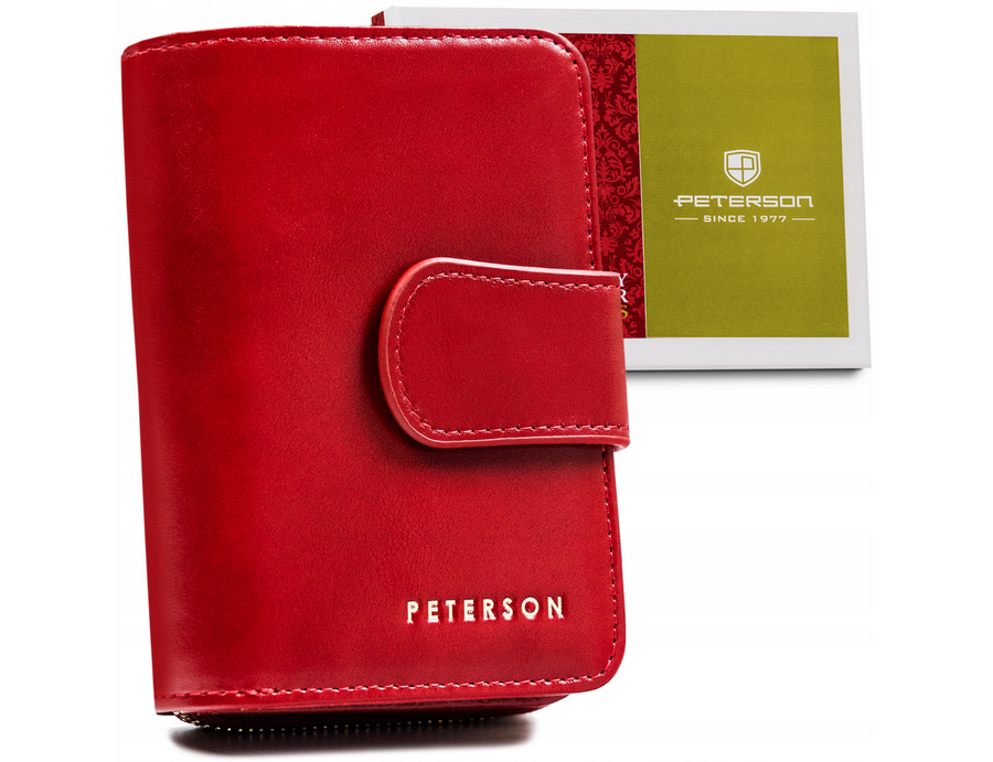 Leather's wallet RFID PETERSON PTN 425214-SG