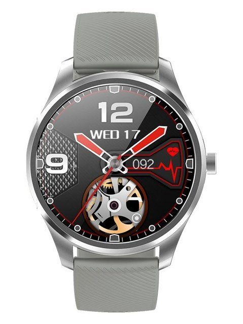 MEN'S SMARTWATCH G. Rossi SW012-3 silver/gray + additional BRANSOLET (sg007c)