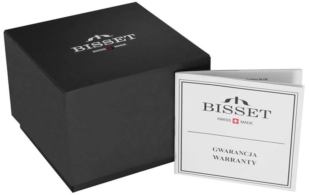 MEN'S WATCH BISSET BSCE62 TT - SAPPHIRE GLASS + BOX