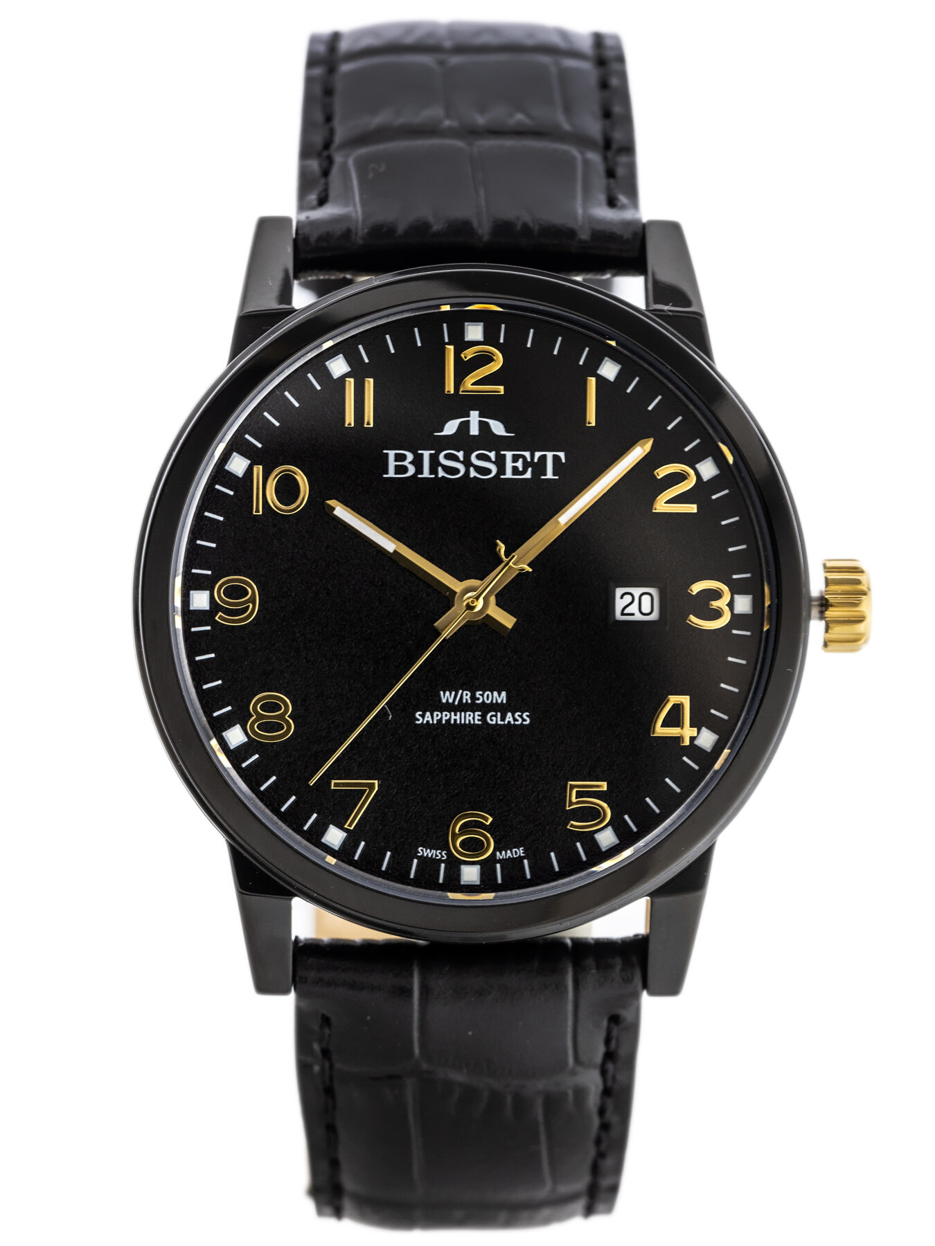 MEN'S WATCH BISSET BSCE62 TT - SAPPHIRE GLASS + BOX