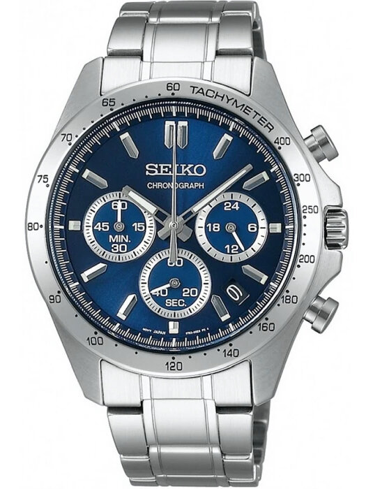 MEN'S WATCH SEIKO CHRONOGRAPH CASUAL QUARTZ SBTR011 + BOX