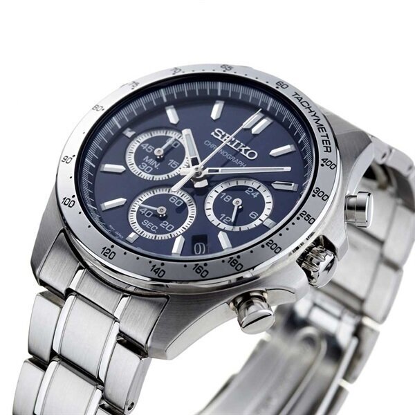 MEN'S WATCH SEIKO CHRONOGRAPH CASUAL QUARTZ SBTR011 + BOX