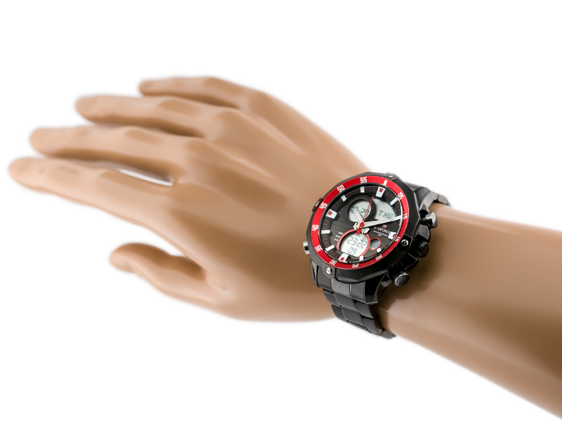 NAVIFORCE CIRRUS MALE WATCH (zn010e)- black/red