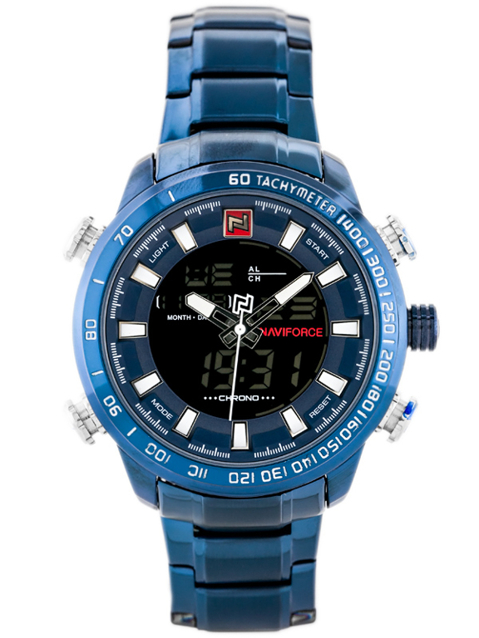 NAVIFORCE MEN'S WATCH - NF9093 (zn041f) - blue + BOX