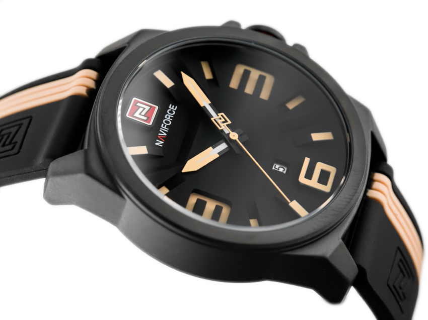 NAVIFORCE MEN'S WATCH - NF9098 (zn045c) - black/beige