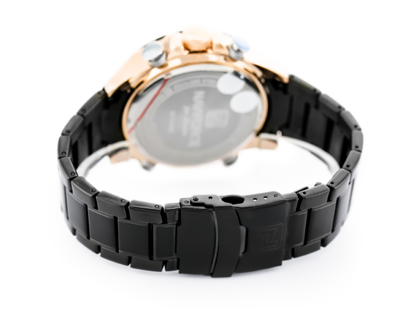 NAVIFORCE MEN'S WATCH - NF9146S (zn089c) - black/rosegold + BOX