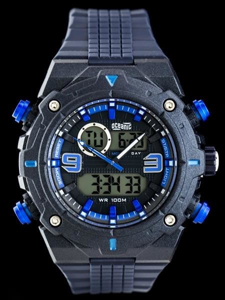 OCEANIC MALE WATCH OC-109-02 - MULTITIME - WR100 (ze018b)