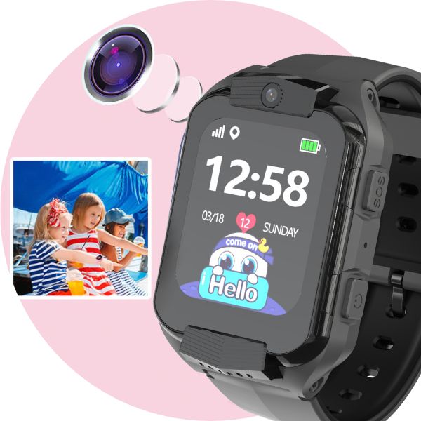 PACIFIC 32-2 KIDS SMARTWATCH - blue / black (sy028b)