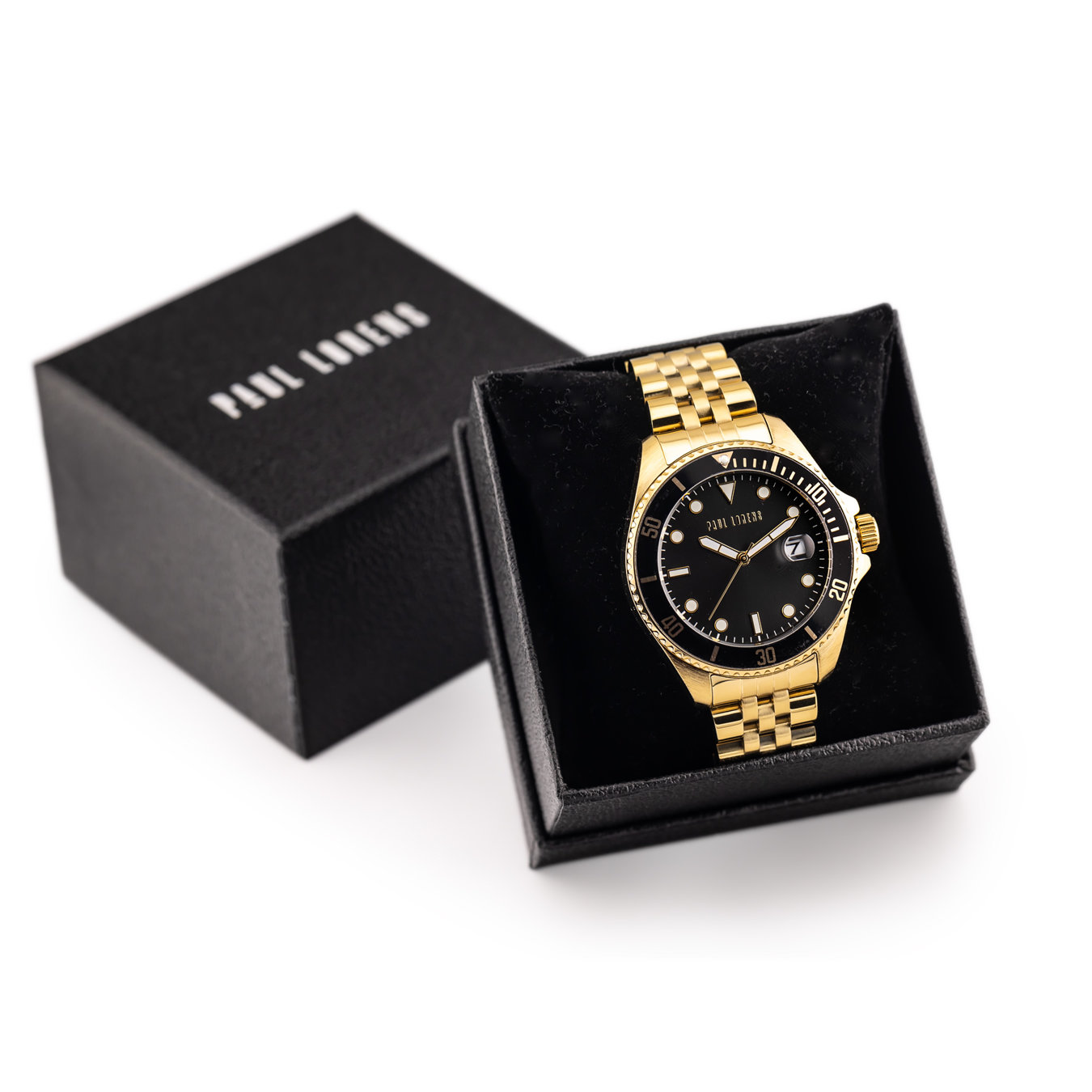 PAUL LORENS MALE WATCH - PL13030B-1D1 (zg350b) + BOX