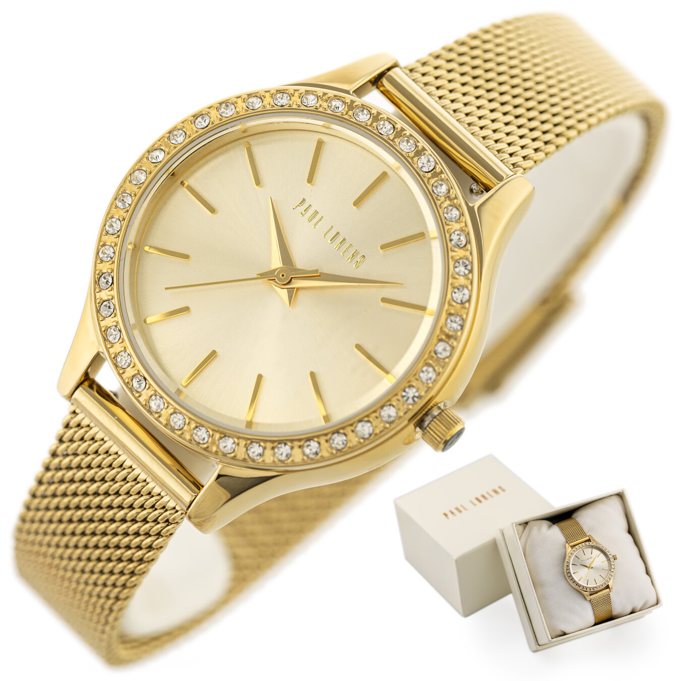 PAUL LORENS WOMEN'S WATCH - PL10482B2-4D1 (zg504c) + BOX