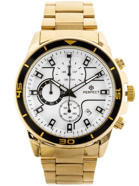 PERFECT CH02M MEN'S WATCH - CHRONOGRAPH (zp356d) + BOX