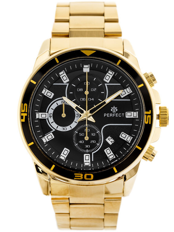 PERFECT CH02M MEN'S WATCH - CHRONOGRAPH (zp356g) + BOX