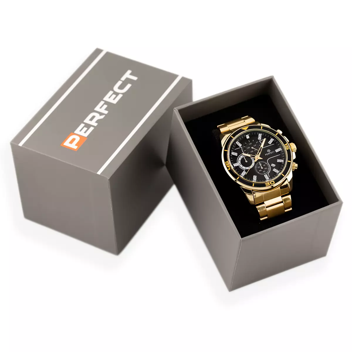 PERFECT CH02M MEN'S WATCH - CHRONOGRAPH (zp356g) + BOX