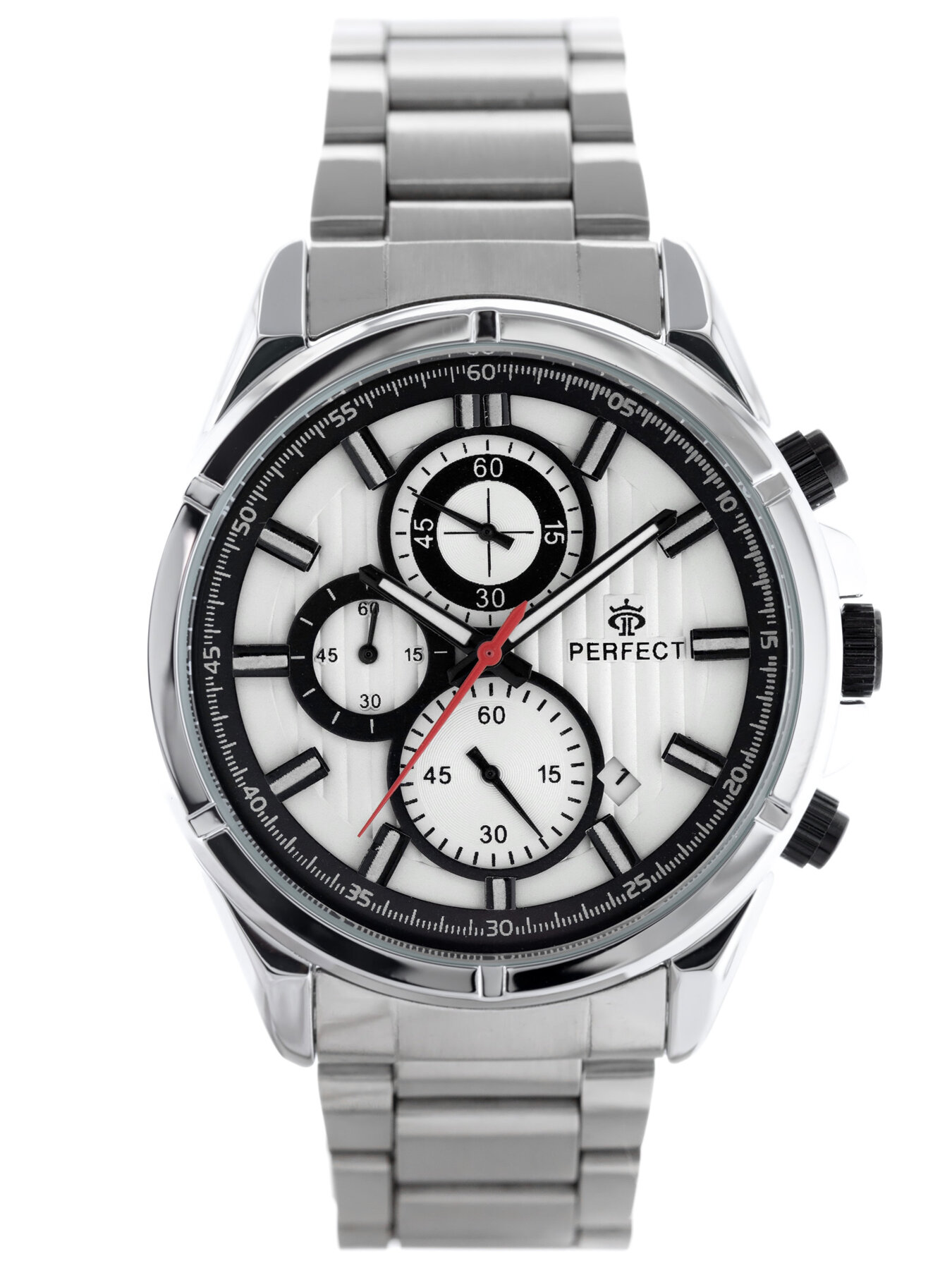 PERFECT CH03M MEN'S WATCH - CHRONOGRAPH (zp358d) + BOX