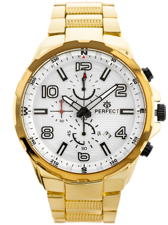 PERFECT CH05M MEN'S WATCH - CHRONOGRAPH (zp357d) + BOX