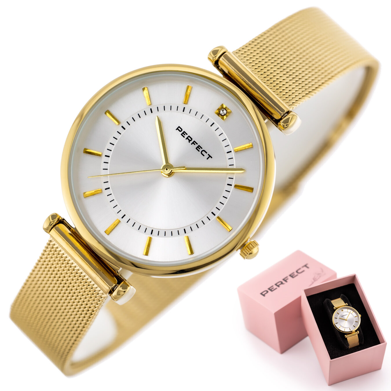 PERFECT F376-03 WOMEN'S WATCH (zp542c) + BOX