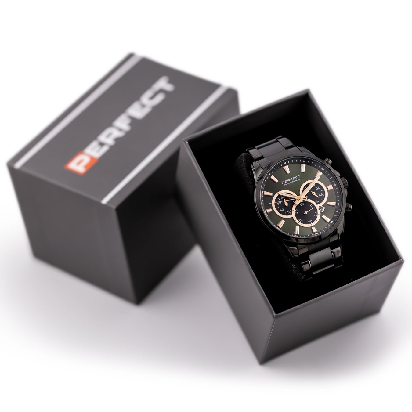 PERFECT MALE WATCH M510CH-04 - CHRONOGRAPH (zp386d) + BOX