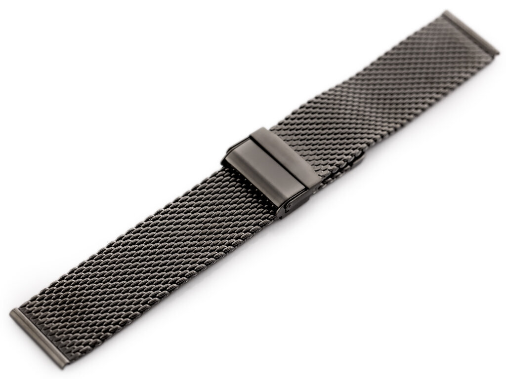 Pacific 10 bracelet - HQ mesh - graphite 24mm