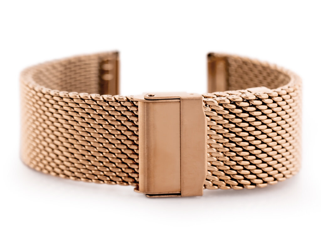 Pacific 10 bracelet - HQ mesh - rosegold 20mm