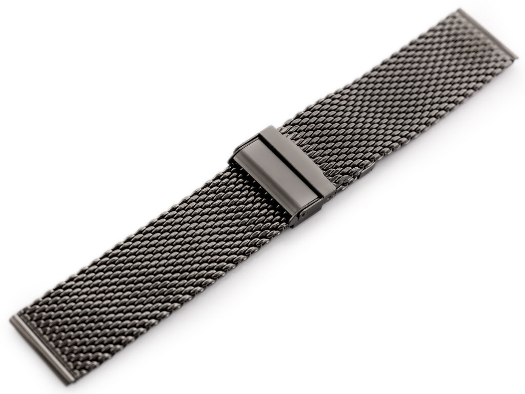 Pacific 12 bracelet - HQ mesh - graphite 22mm