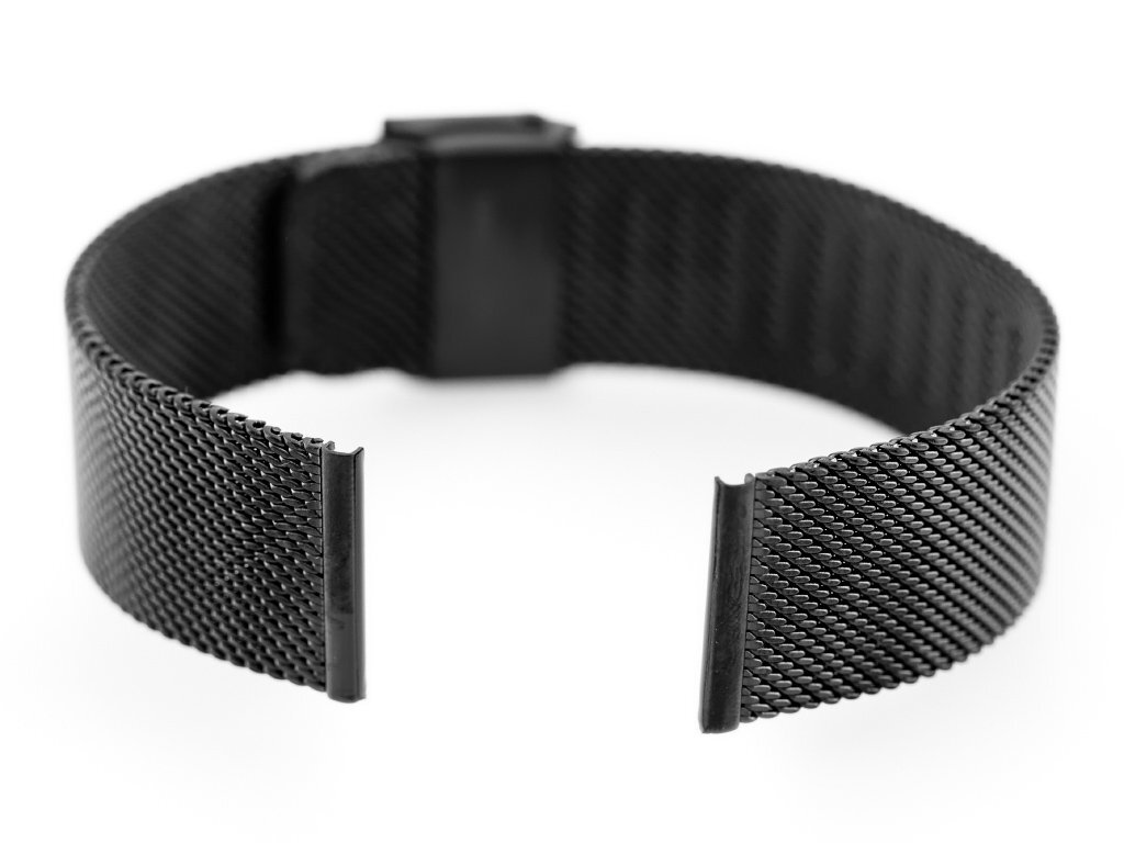 Pacific M6 bracelet - HQ mesh - black 22mm