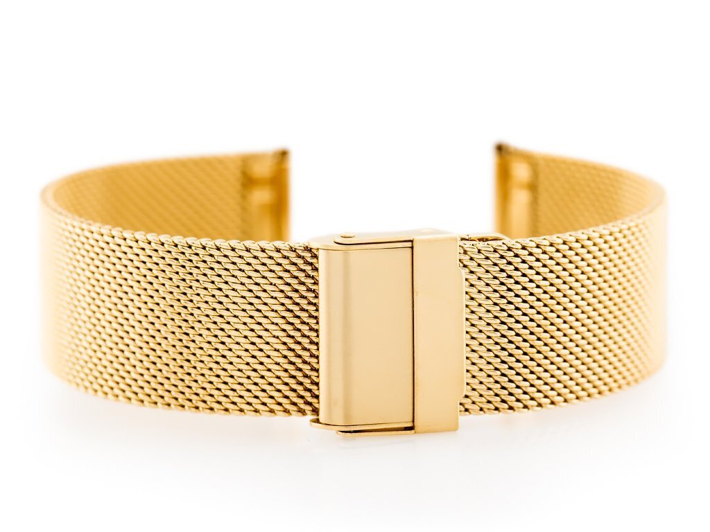 Pacific M6 bracelet - HQ mesh - gold 20mm