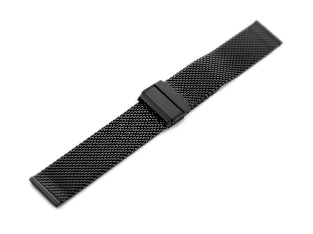 Pacific M8 bracelet - HQ mesh - black 20mm