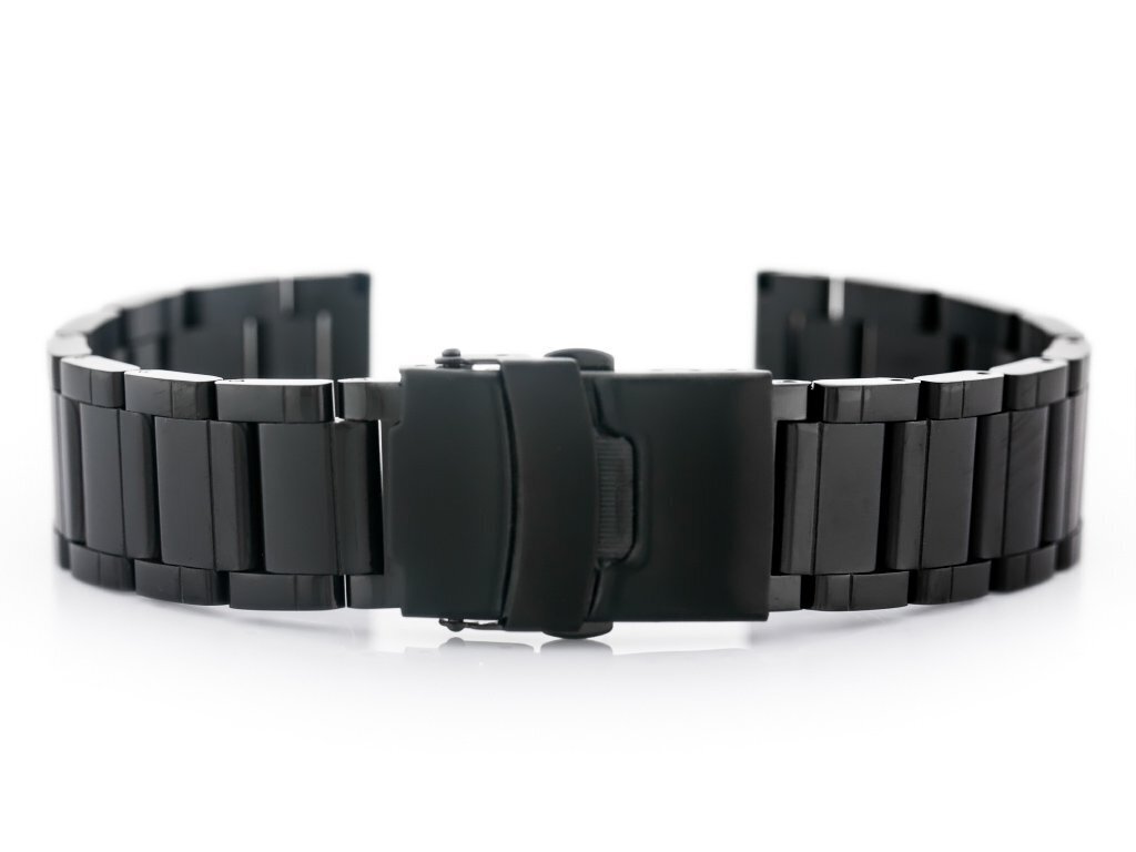 Pacific Model 10 solid bracelet - black 20mm