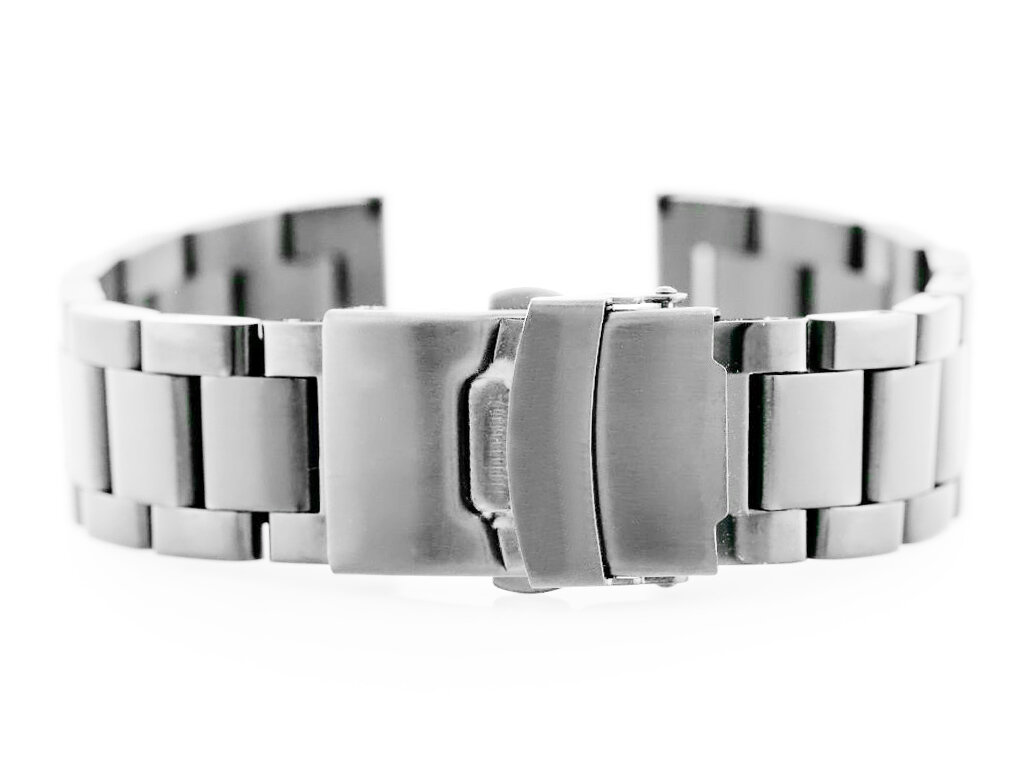 Pacific Model 3 solid bracelet - silver 20mm