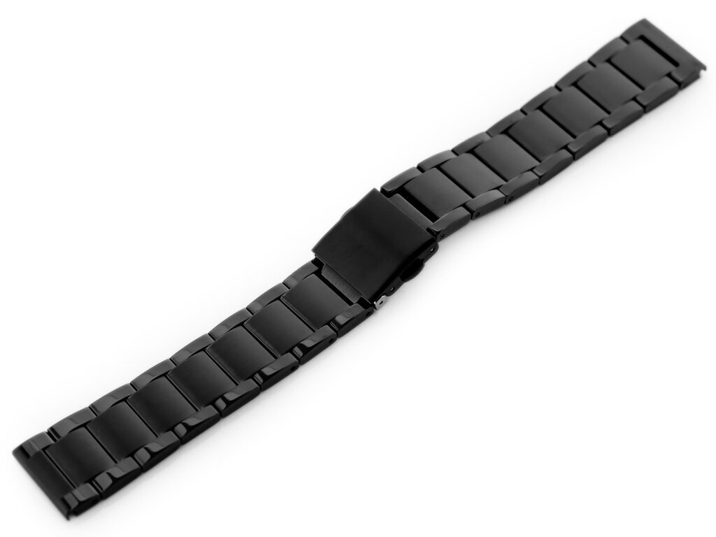 Pacific Model 9 solid bracelet - black 22mm