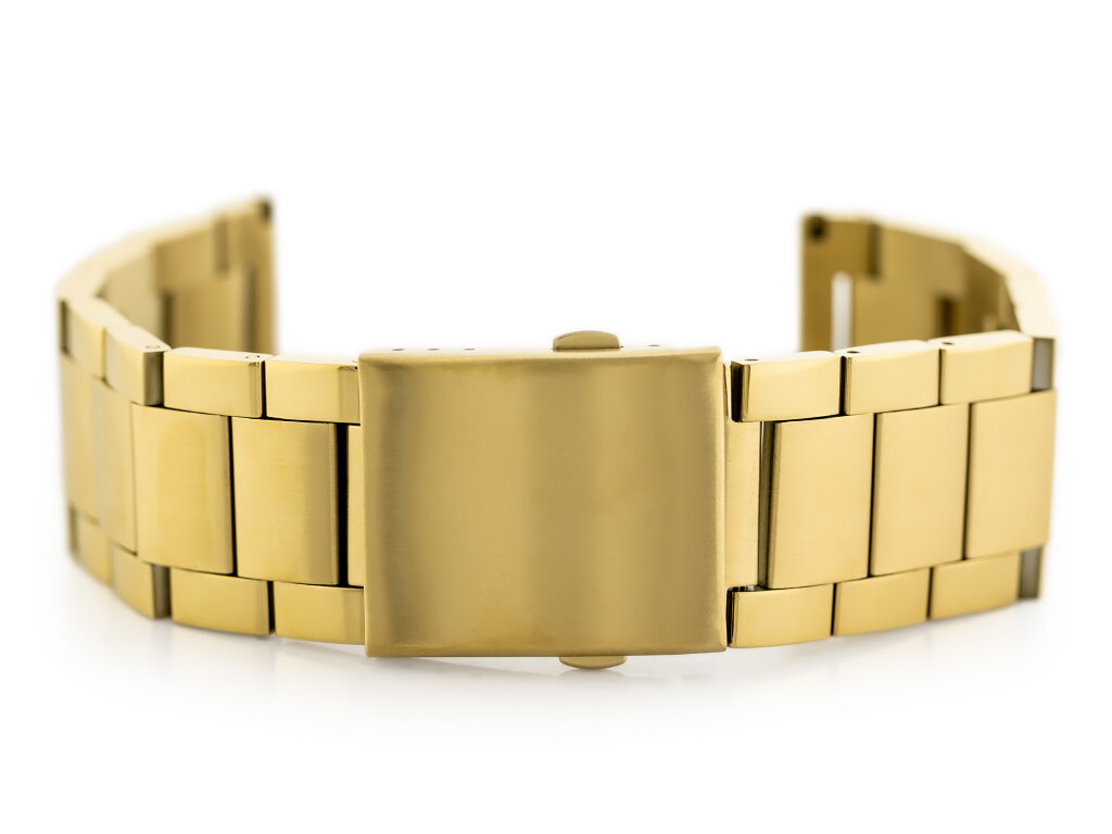 Pacific Model 9 solid gold 26mm bracelet