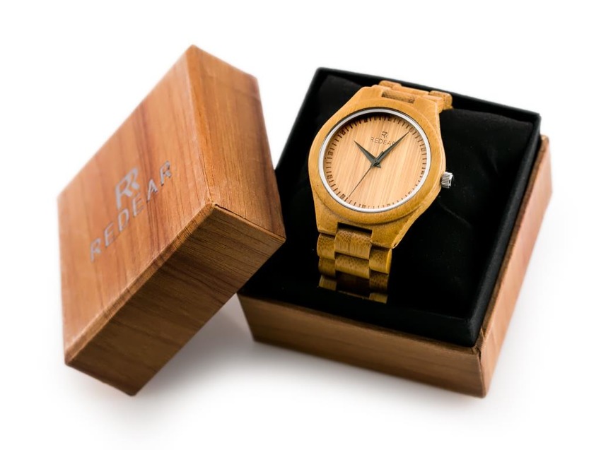 REDEAR MALE WOODWARE WATCH (zx042c)