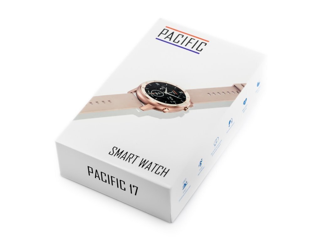 SMARTWATCH Pacific 17-2 Bransoleta - srebrna + dodatkowy PASEK (sy010b)