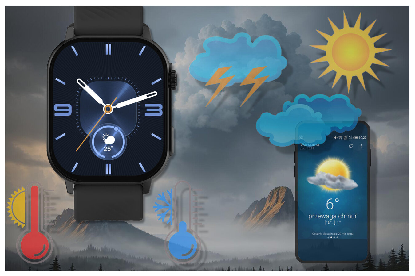 SMARTWATCH UNISEX GRAVITY GT15-1 - BLUETOOTH CONNECTIONS, ADDITIONAL PASSAGE (sg029a)