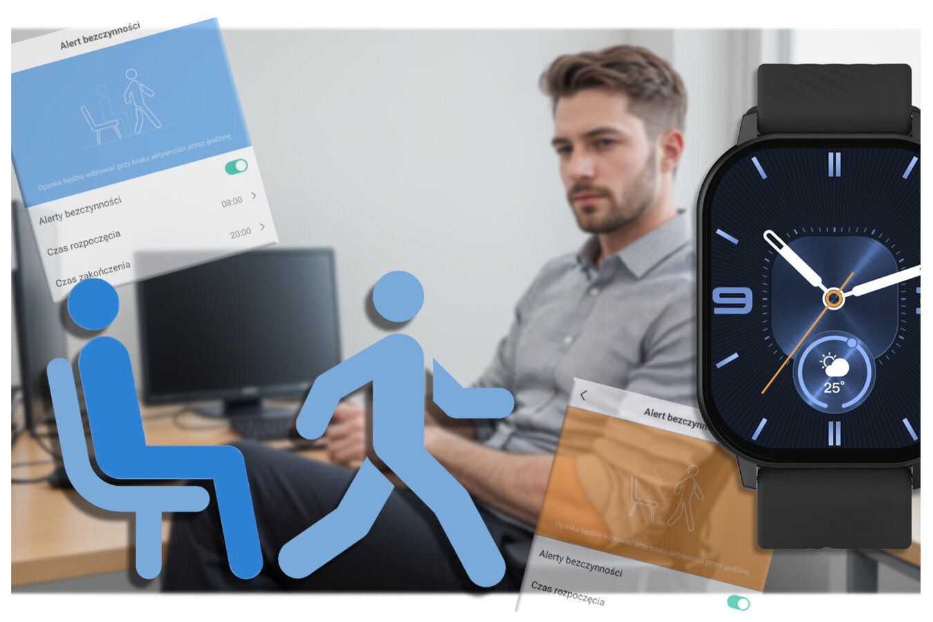 SMARTWATCH UNISEX GRAVITY GT15-1 - BLUETOOTH CONNECTIONS, ADDITIONAL PASSAGE (sg029a)