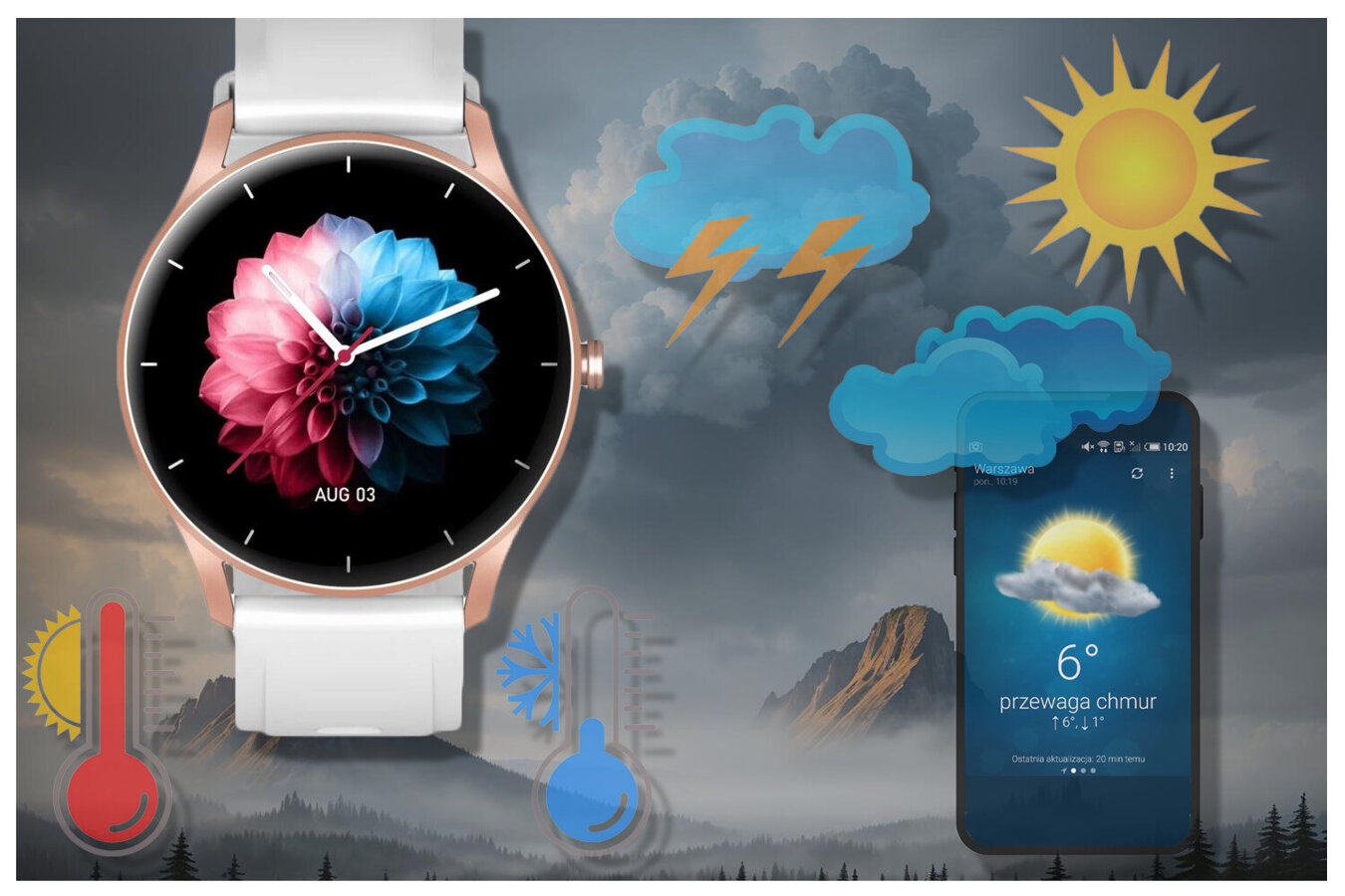 SMARTWATCH UNISEX GRAVITY GT2-5 - BLUETOOTH CONNECTIONS, OWN dial (sg019e)