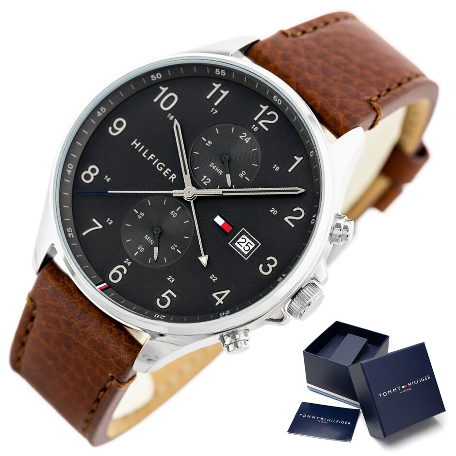 TOMMY HILFIGER MEN'S WATCH 1791710 WEST + BOX