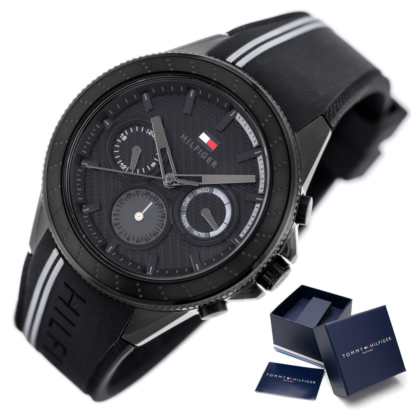 TOMMY HILFIGER MEN'S WATCH 1791861 Aiden (zf095a) + BOX