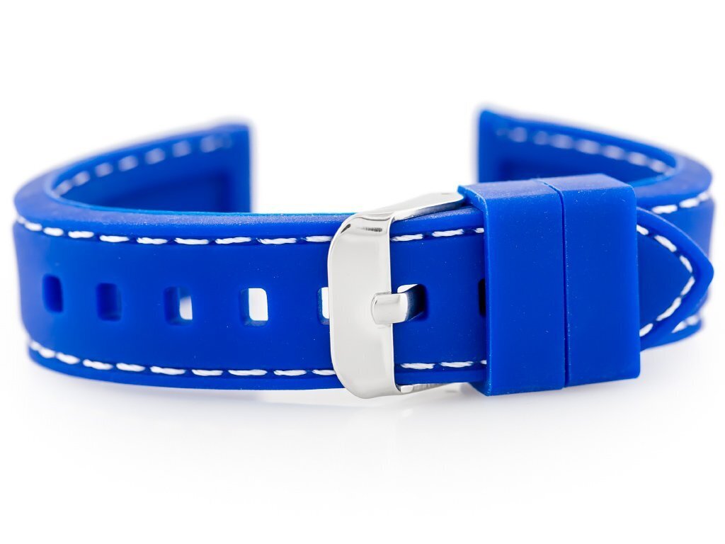 U20 rubber watch strap - blue 20mm