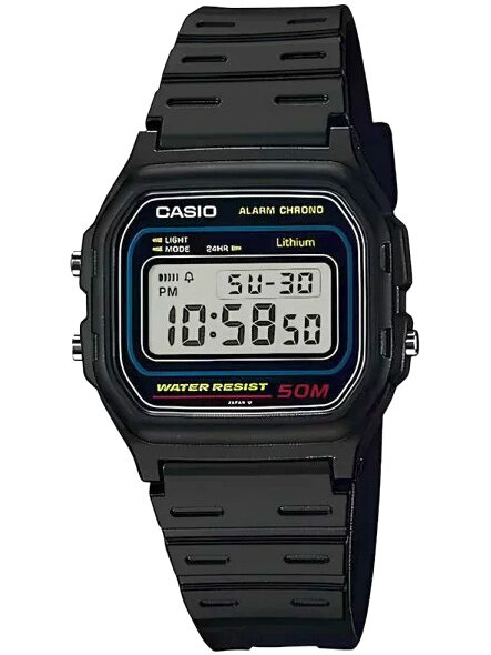 UNISEX CASIO W-59-1VQ WATCH - VINTAGE CLASSIC + BOX