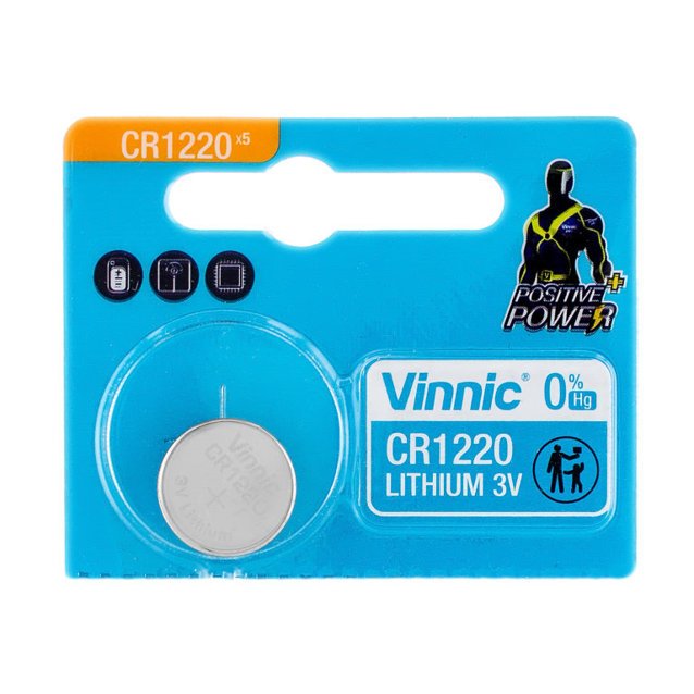 Vinnic CR1220 lithium battery