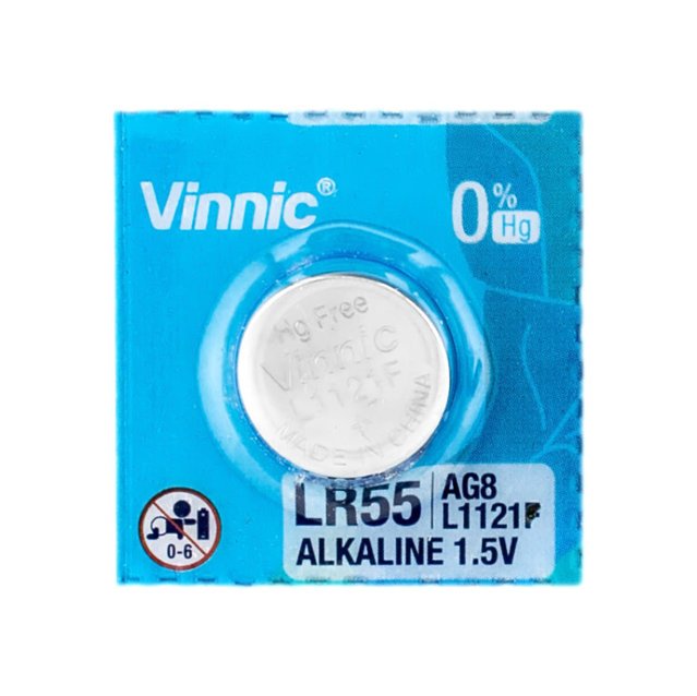 Vinnic LR1121/381/AG8 alkaline battery