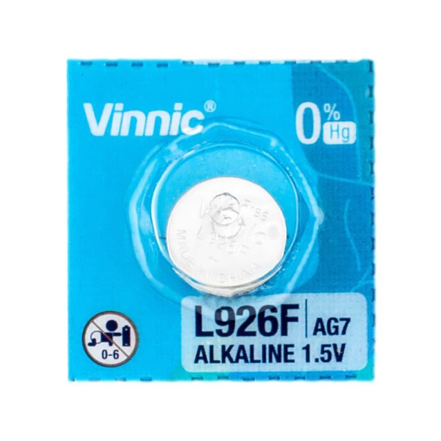 Vinnic alkaline battery LR926/395/AG7