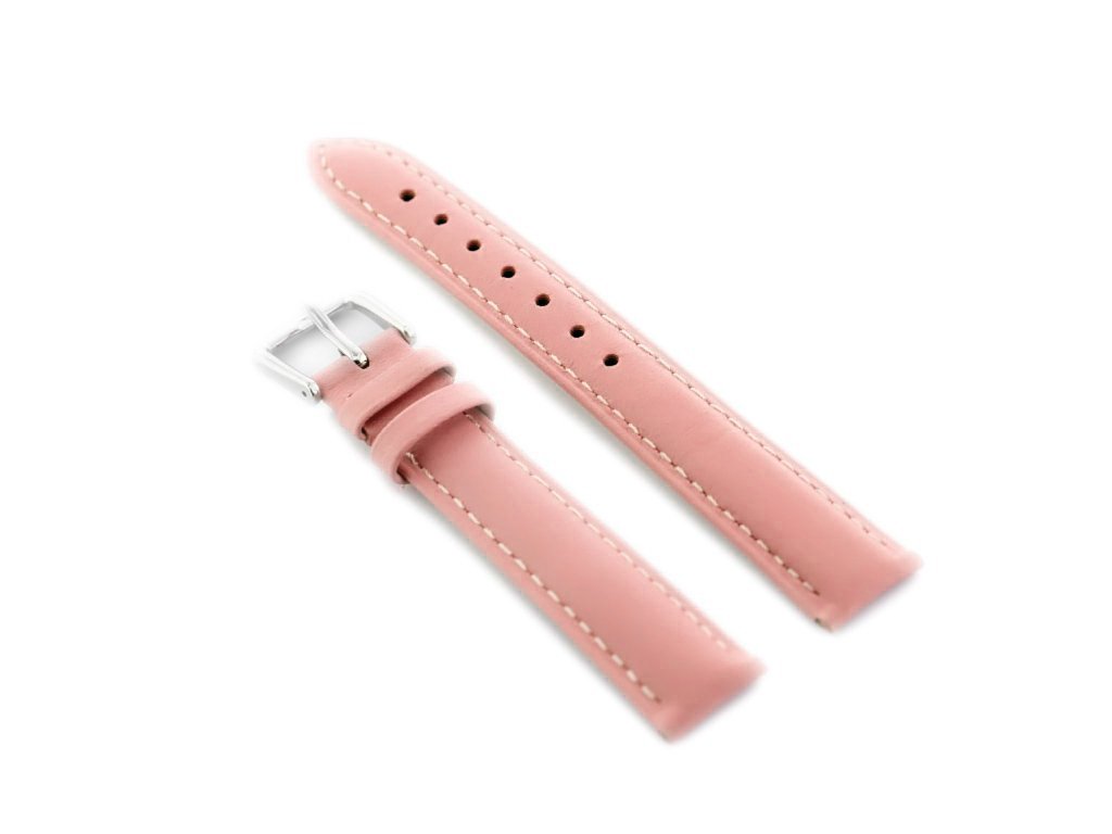 W94 leather watch strap - light pink - 18mm