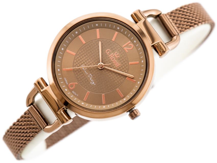 WATCH G. ROSSI - LESTI - 3652B (zg772g) - copper + BOX