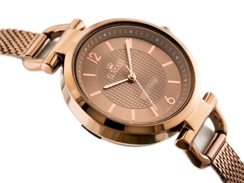 WATCH G. ROSSI - LESTI - 3652B (zg772g) - copper + BOX