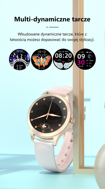 WOMEN'S SMARTWATCH G. Rossi SW014-2 rosegold (sg009b)