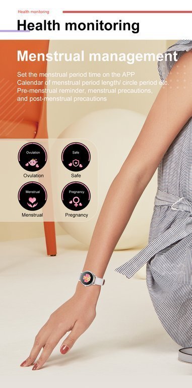 WOMEN'S SMARTWATCH PACIFIC 18-6 - TWO BANDS: Pink / White (sy015f)