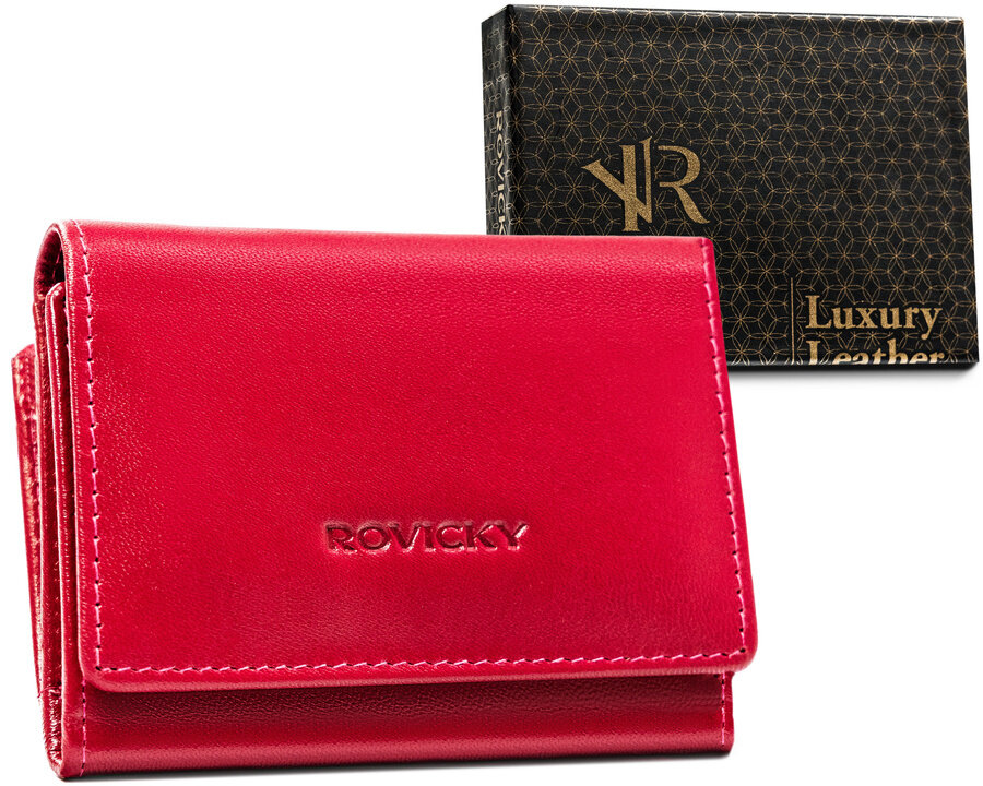 Women's leather wallet RFID ROVICKY R-RD-33-GCL